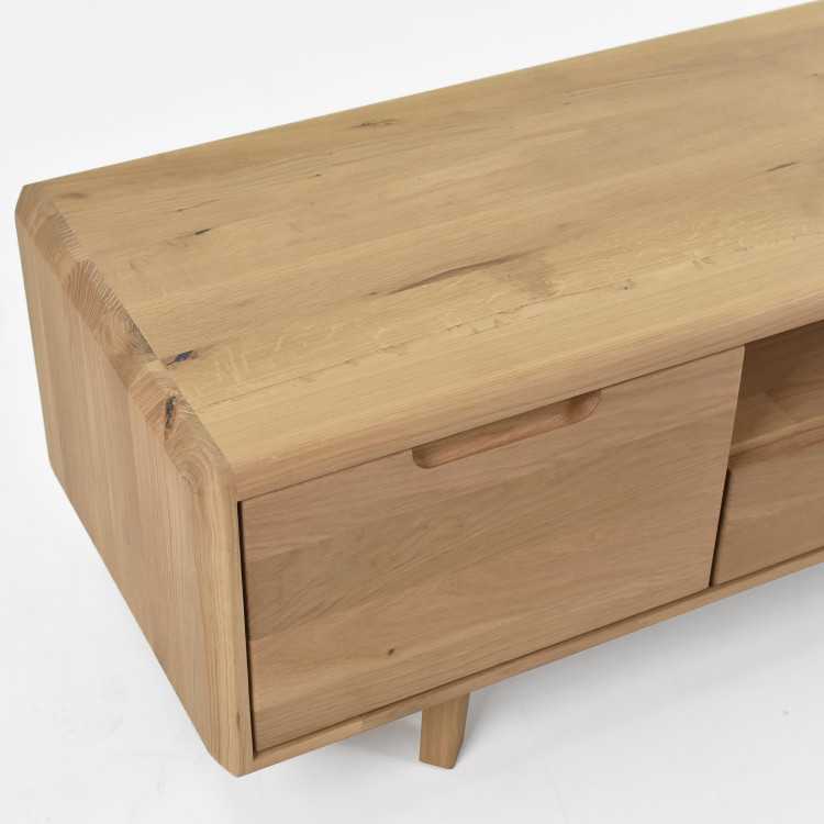 Televizní komoda ze dřeva , dub bílý na nožičkách , TV stolky, Tv Komody- 6