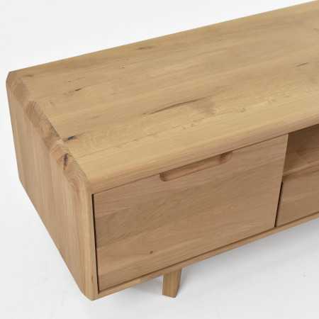 Televizní komoda ze dřeva , dub bílý na nožičkách , TV stolky, Tv Komody- 6