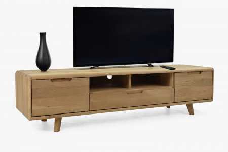 Televizní komoda ze dřeva , dub bílý na nožičkách , TV stolky, Tv Komody- 7