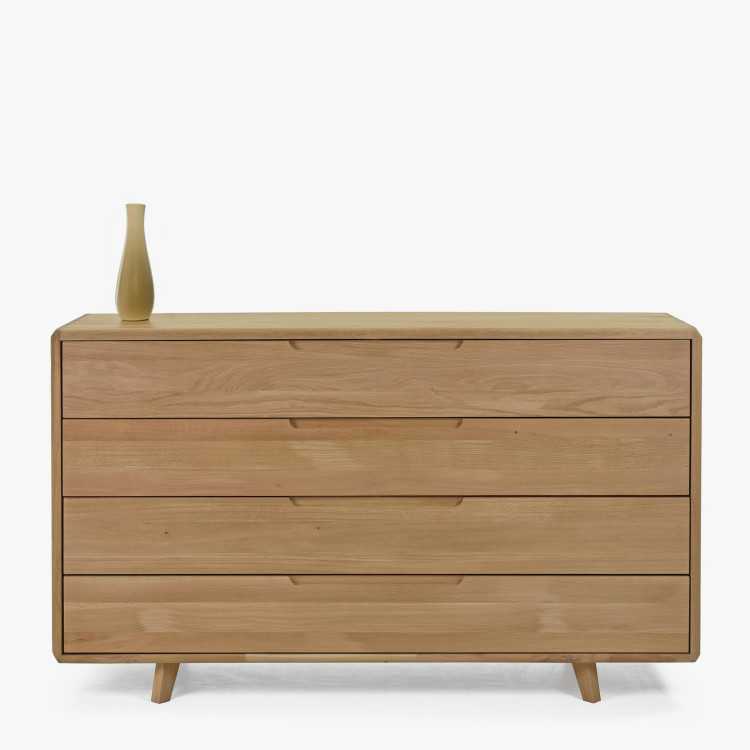 Komoda dub bílý do ložnice se šuplíky. , Komody- 3