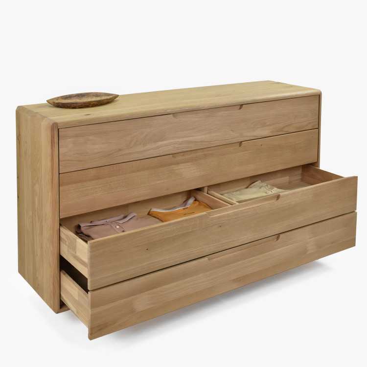 Komoda dub bílý do ložnice se šuplíky. , Komody- 2