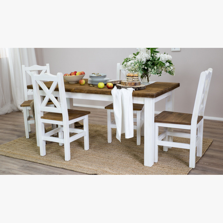 Jedálenský stôl provence + stoličky