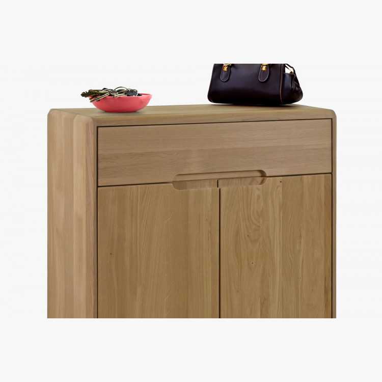 Masivní komoda na boty , dub bílý , Botníky- 3