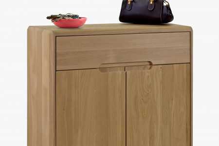 Masivní komoda na boty , dub bílý , Botníky- 3