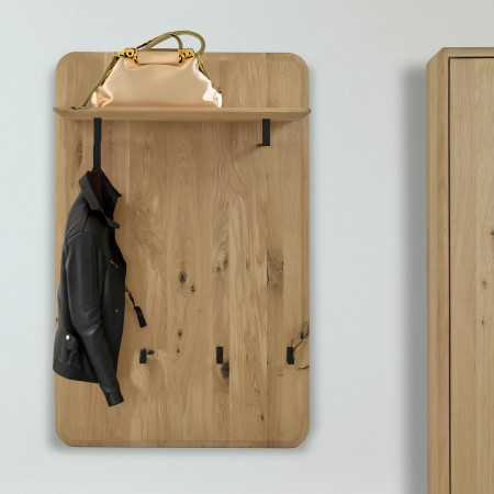 Věšákový panel z masivu dub bílý , Věšákové stěny- 2
