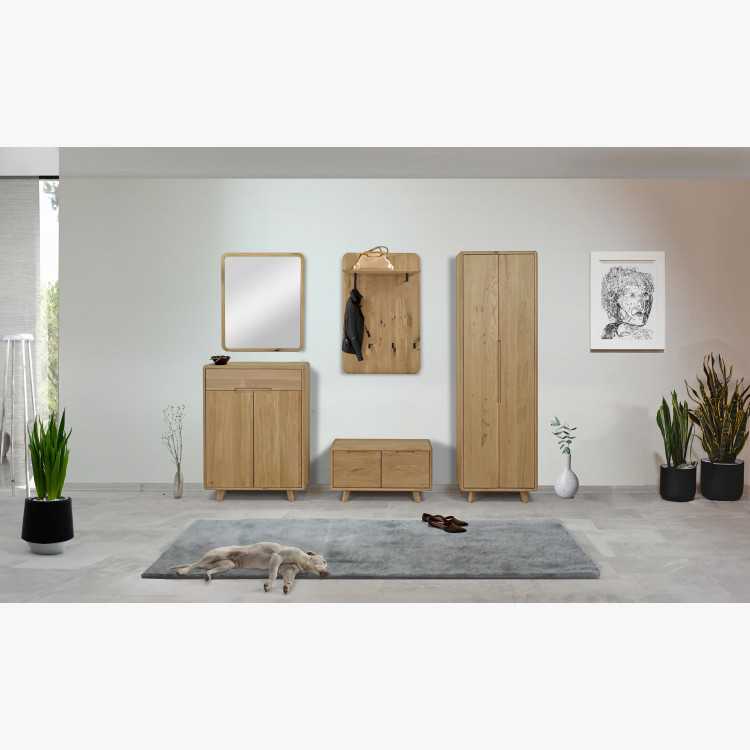 Věšákový panel z masivu dub bílý , Věšákové stěny- 3