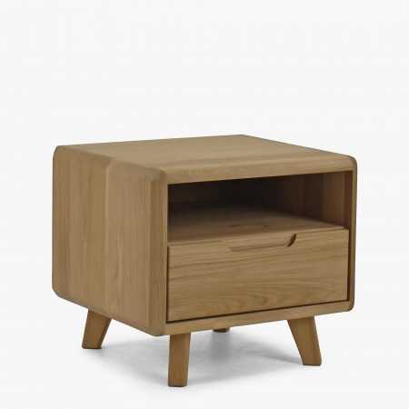 Noční stolek, masiv dub bílý , Noční stolky- 3