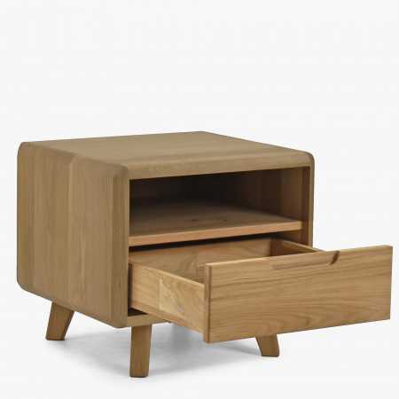 Noční stolek, masiv dub bílý , Noční stolky- 2