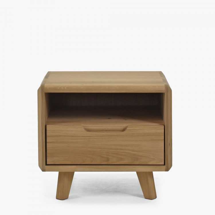 Noční stolek, masiv dub bílý , Noční stolky- 4