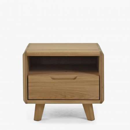 Noční stolek, masiv dub bílý , Noční stolky- 4