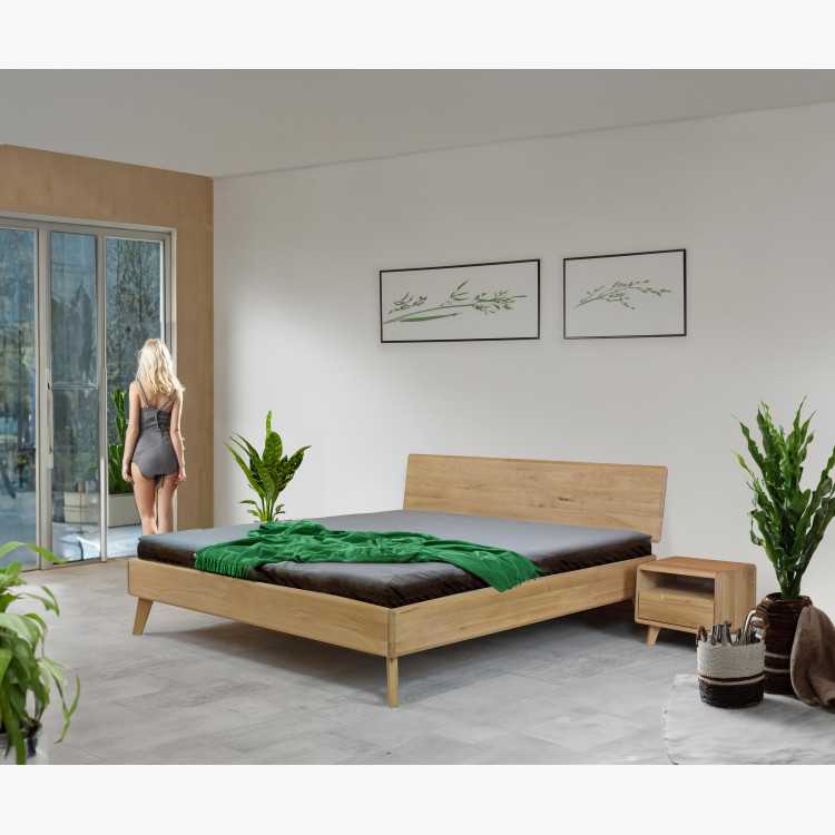 Noční stolek, masiv dub bílý , Noční stolky- 6