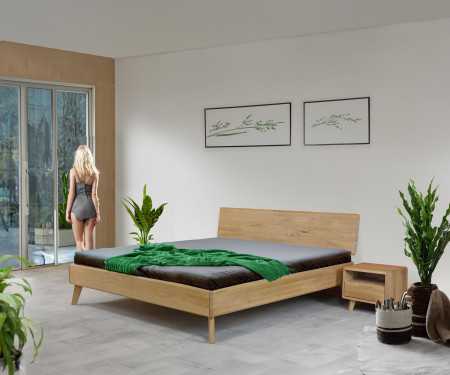 Noční stolek, masiv dub bílý , Noční stolky- 6