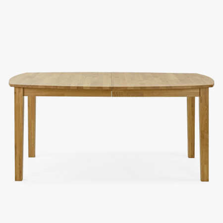 Dřevěný dubový rozkládací stůl 160 - 210 cm, matný lak , Jídelní stoly- 4