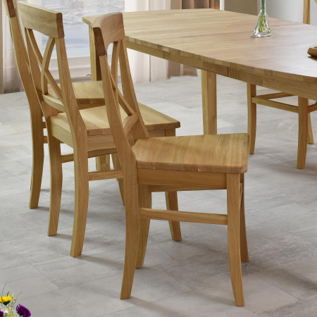 Jídelní set dubový masiv pro 6 lidí , Jídelní sety- 12