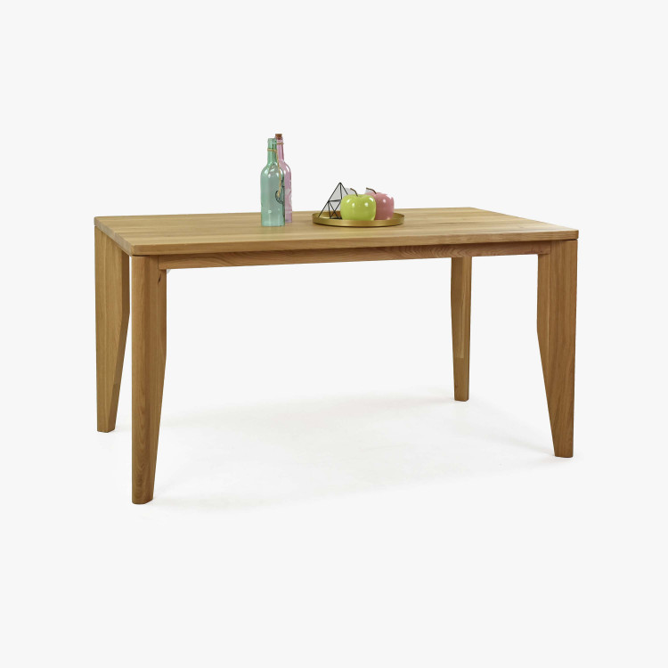 Dřevěný set 4 židlí a stolu z masiv dub , Jídelní sety- 9