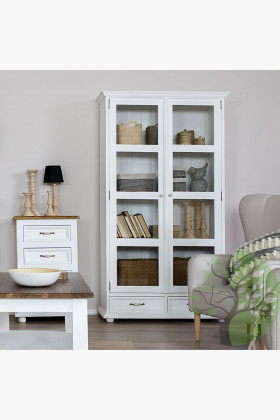 Dvojdverová vitrína Provence - drevená , nábytok Provence- 1 2