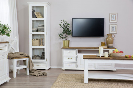 Jednodverová vitrína v štýle Provence. Vit 116 , nábytok Provence- 2