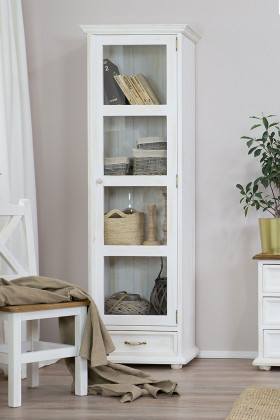 Jednodverová vitrína v štýle Provence. Vit 116 , nábytok Provence- 1