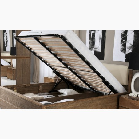 Postel 90 cm s úložným prostorem manželská , Helsinki Olej , Jednolůžkové postele- 8