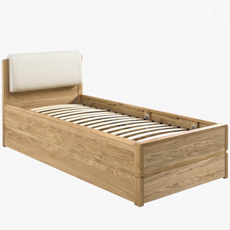 Postel 90 cm s úložným prostorem manželská , Helsinki Olej , Jednolůžkové postele- 2