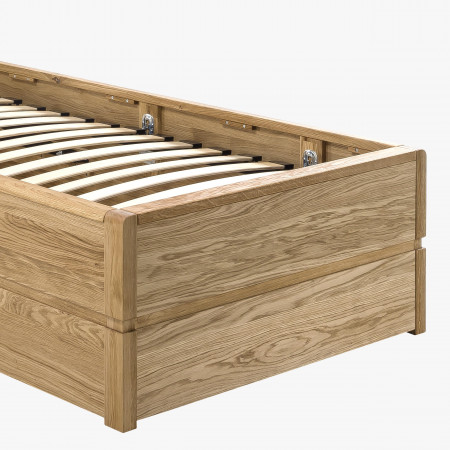 Postel 90 cm s úložným prostorem manželská , Helsinki Olej , Jednolůžkové postele- 4