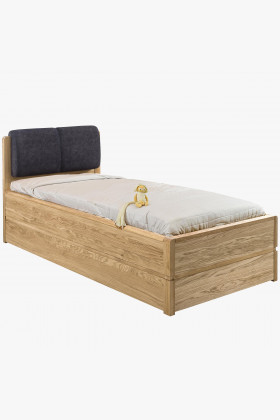 Postel 90 cm s úložným prostorem manželská , Helsinki Olej , Jednolůžkové postele- 1