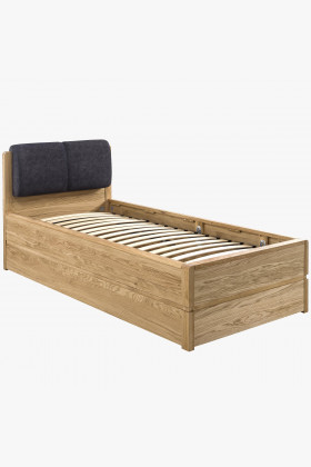 Postel 90 cm s úložným prostorem manželská , Helsinki Olej , Jednolůžkové postele- 1 2