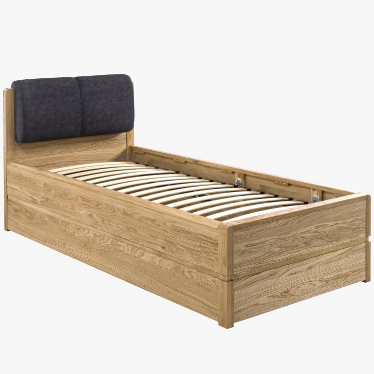 Postel 90 cm s úložným prostorem manželská , Helsinki Olej , Jednolůžkové postele- 2