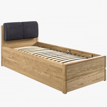 Postel 90 cm s úložným prostorem manželská , Helsinki Olej , Jednolůžkové postele- 2
