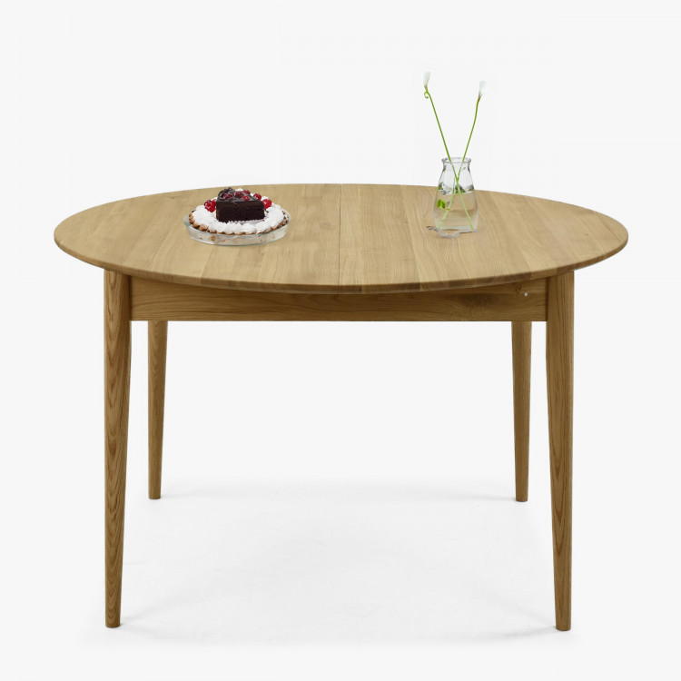 Dřevěný kulatý  stůl ze dřeva dub Ø 120 CM , Jídelní stoly- 4