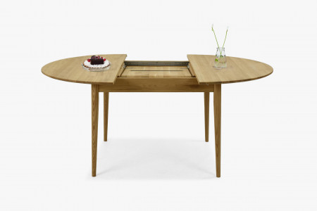 Dřevěný kulatý  stůl ze dřeva dub Ø 120 CM , Jídelní stoly- 5