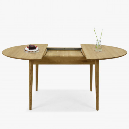 Dřevěný kulatý  stůl ze dřeva dub Ø 120 CM , Jídelní stoly- 2