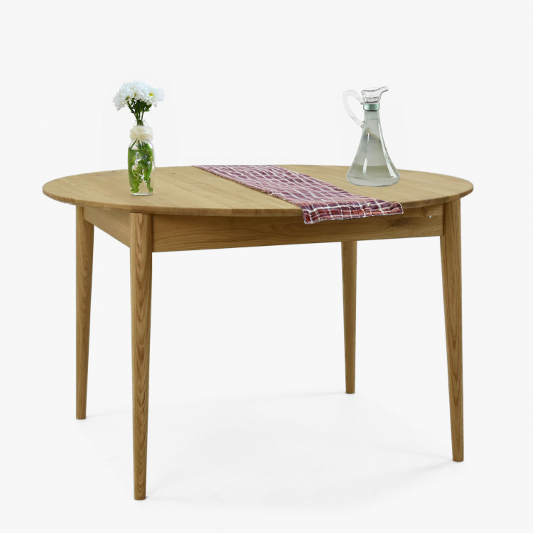 Dřevěný kulatý  stůl ze dřeva dub Ø 120 CM , Jídelní stoly- 1