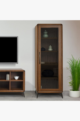 Obývací stěna lisabon barva ořech , Obývací stěny- 1 2