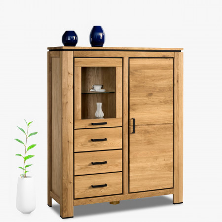 Dřevěný příborník ze dřeva dub , Kredence a príborníky- 1