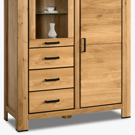 Dřevěný příborník ze dřeva dub , Kredence a príborníky- 7