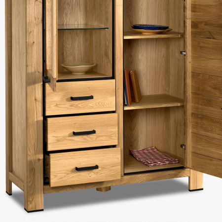 Dřevěný příborník ze dřeva dub , Kredence a príborníky- 6