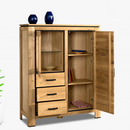 Dřevěný příborník ze dřeva dub , Kredence a príborníky- 3