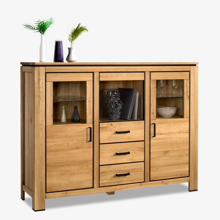 Dřevěný příborník ze dřeva dub , Kredence a príborníky- 1