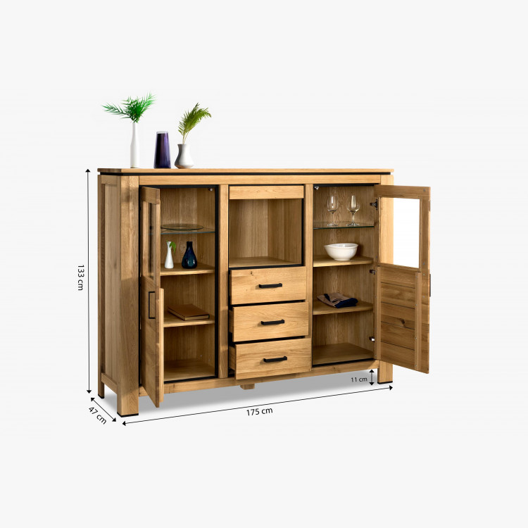 Dubová police na zeď , Poličky- 8