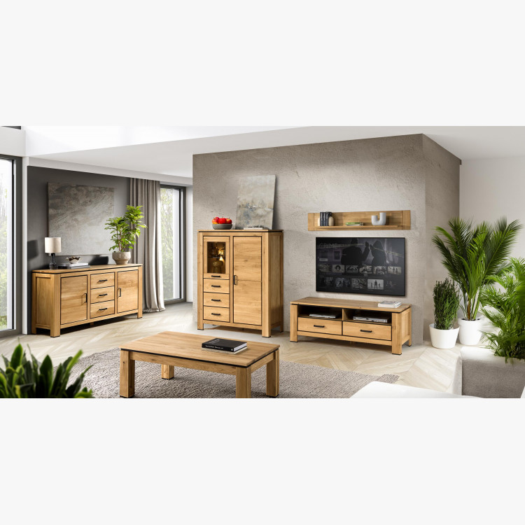 Dubová police na zeď , Poličky- 10