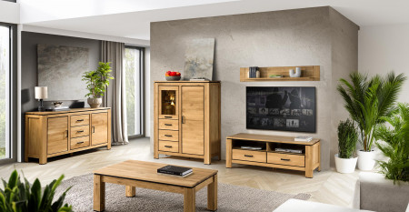 Dubová police na zeď , Poličky- 10