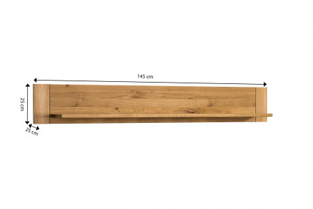 Dubová police na zeď , Poličky- 11