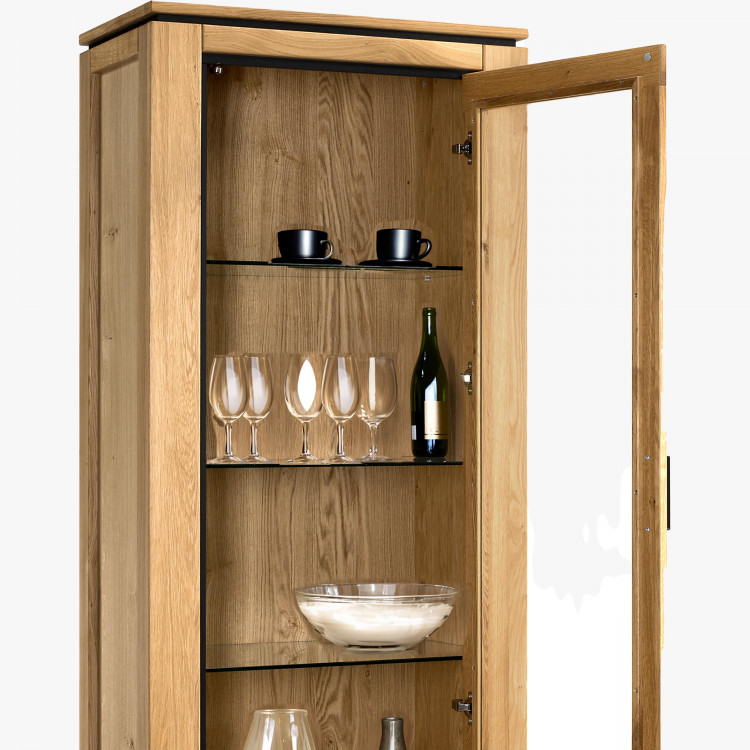 Dubová vitrina jednodveřová - prava , Vitríny- 10