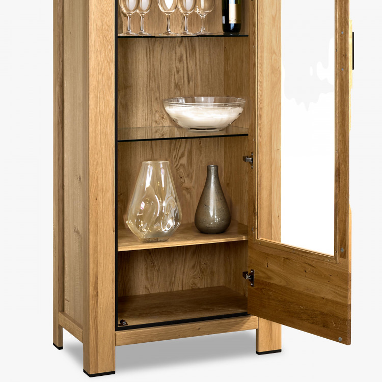 Dubová vitrina jednodveřová - prava , Vitríny- 11