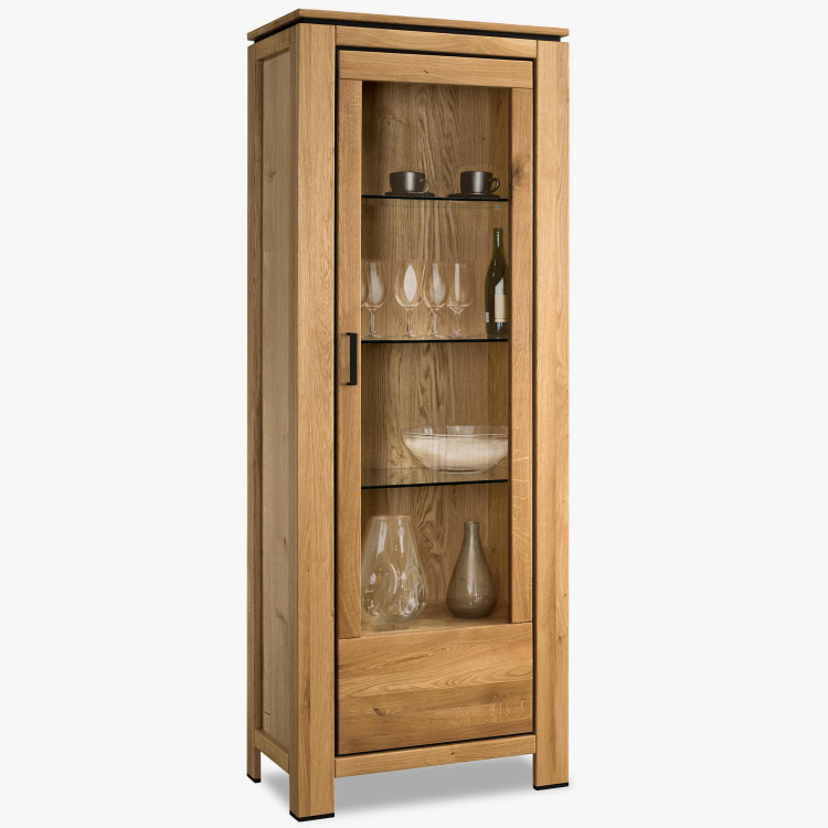 Dubová vitrina jednodveřová - prava , Vitríny- 1