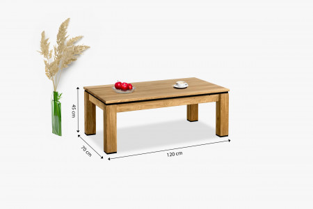 Dubový konferenční stolek 120 x 70 cm , Vitríny- 10