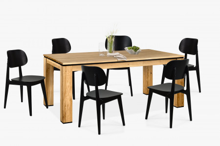 Dřevěný dubový stůl 180 x 100 cm , Jídelní stoly- 7