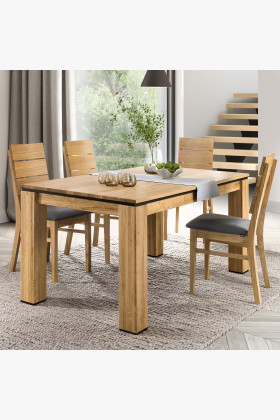 Dřevěný dubový stůl 180 x 100 cm , Jídelní stoly- 1 2