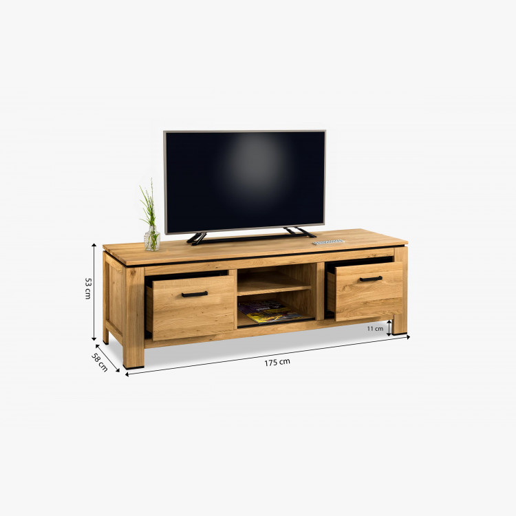 Obývací stěna z masivu dub , Obývací stěny- 4